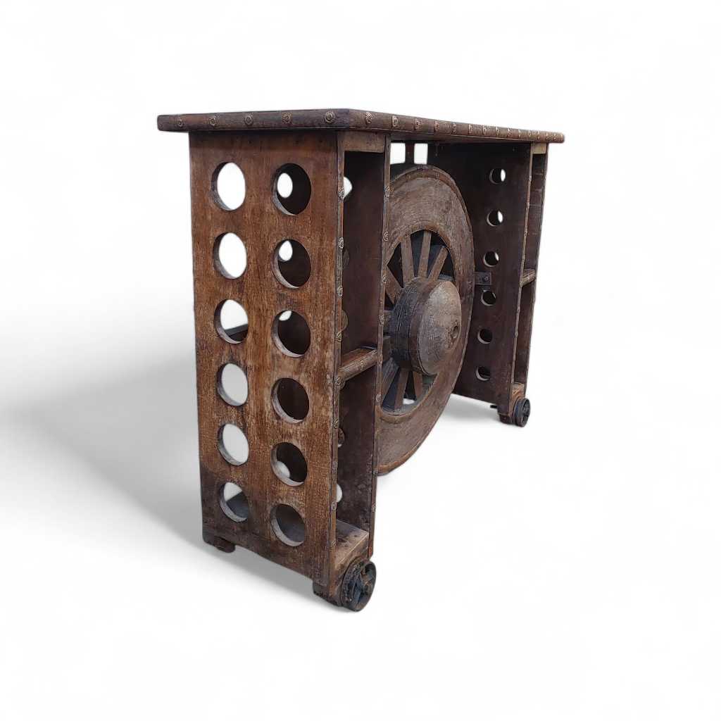 Wagon Teak wood Hand Made Bar