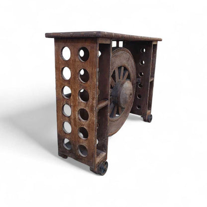 Wagon Teak wood Hand Made Bar