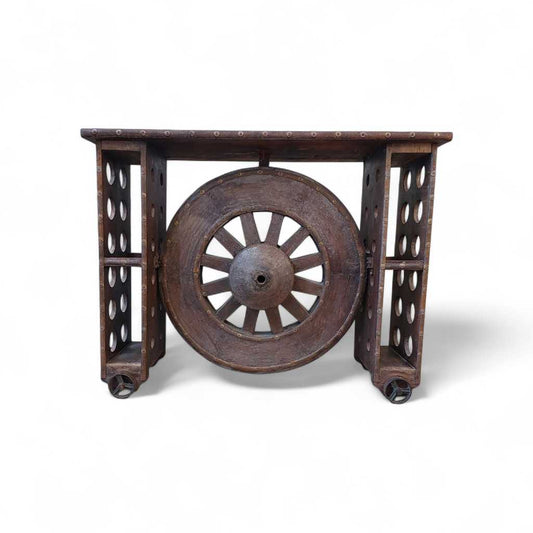 Wagon Teak wood Hand Made Bar