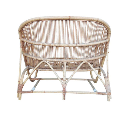 Mid Century Cane Sofa 1950s