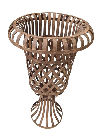 Vintage Forged iron Planter