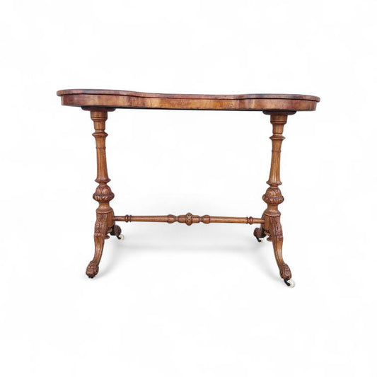 Vicotrian Walnut carved Ladies desk Crica 1850